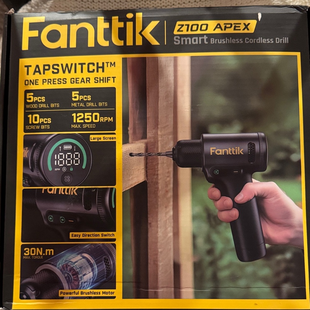 Fanttik Z100 Apex Smart Cordless Drill NEW in box